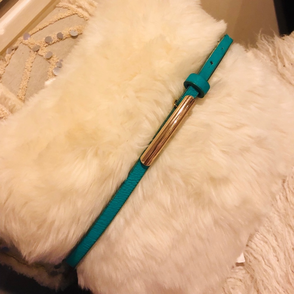 Cute Teal Gold Women’s Stylish Belt